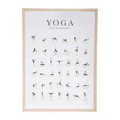 Affiche encadrée "Yoga"