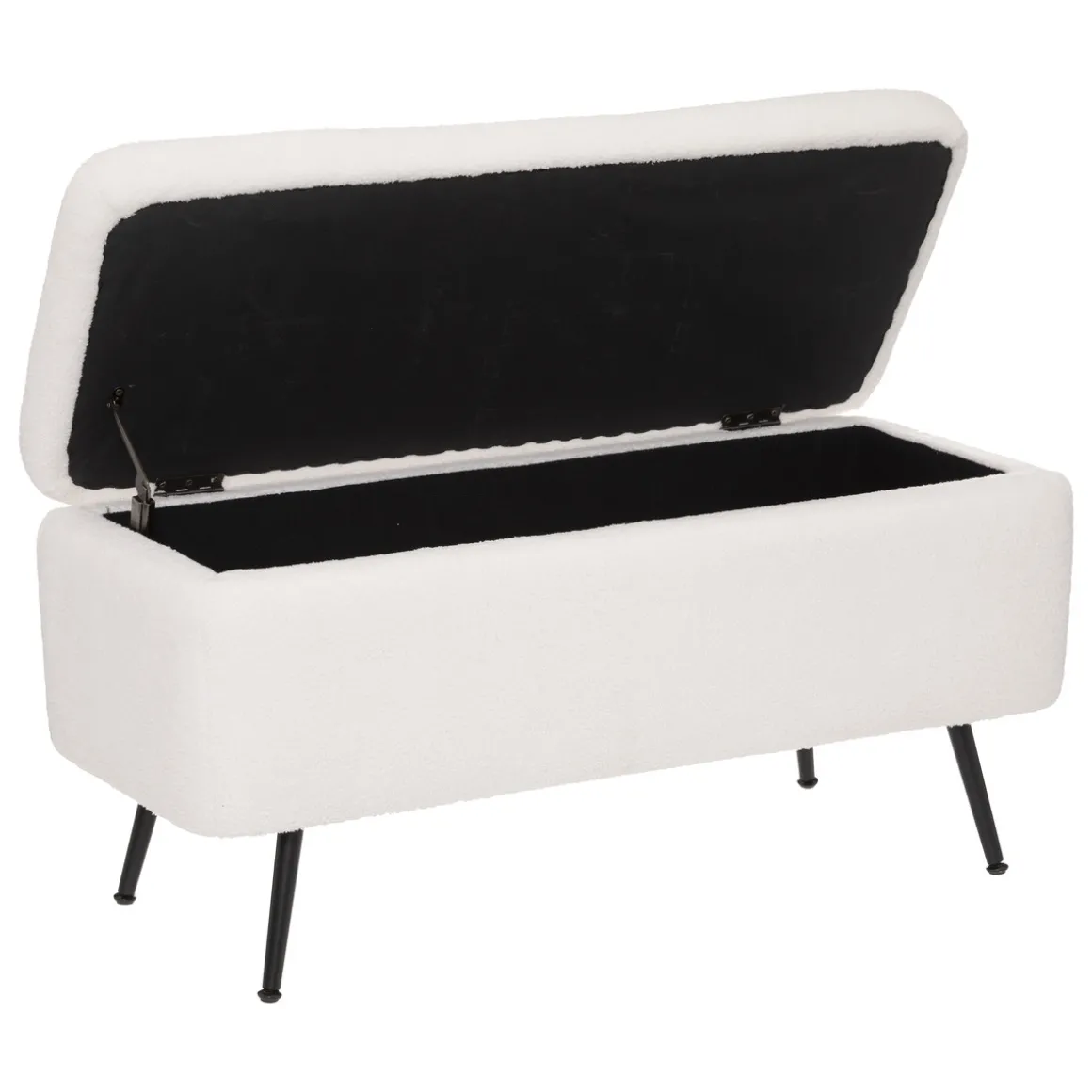 Banc coffre bouclette "Aurora"