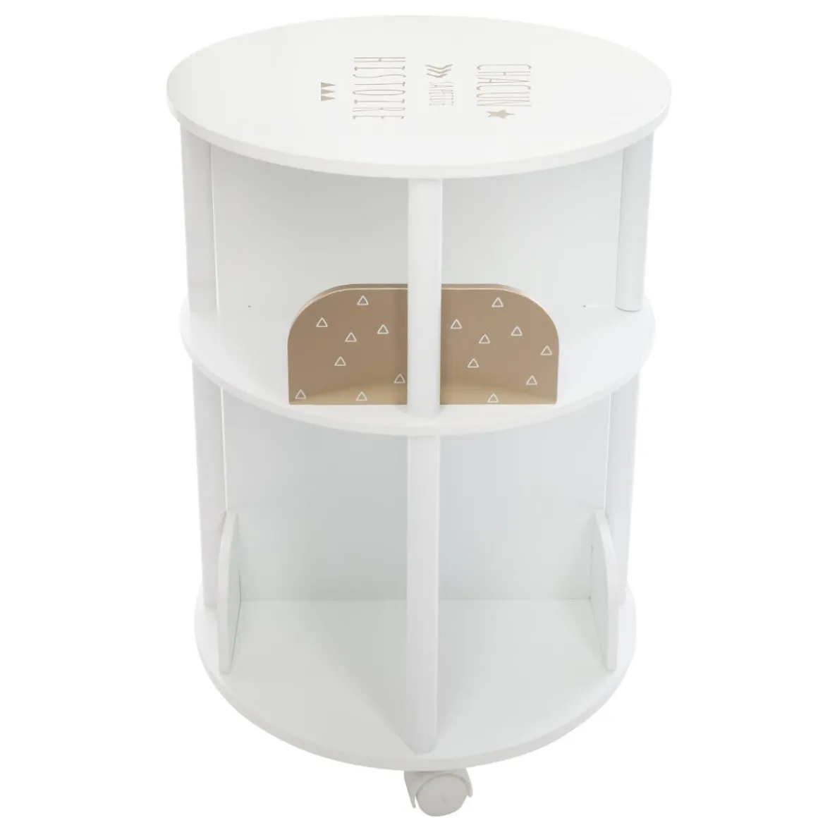 Bibliothèque enfant ronde