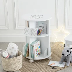 Bibliothèque enfant ronde