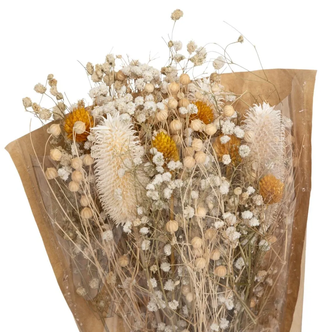 Bouquet fleurs séchées "Chardon"