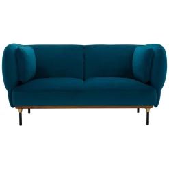 Canapé velours "Isée"
