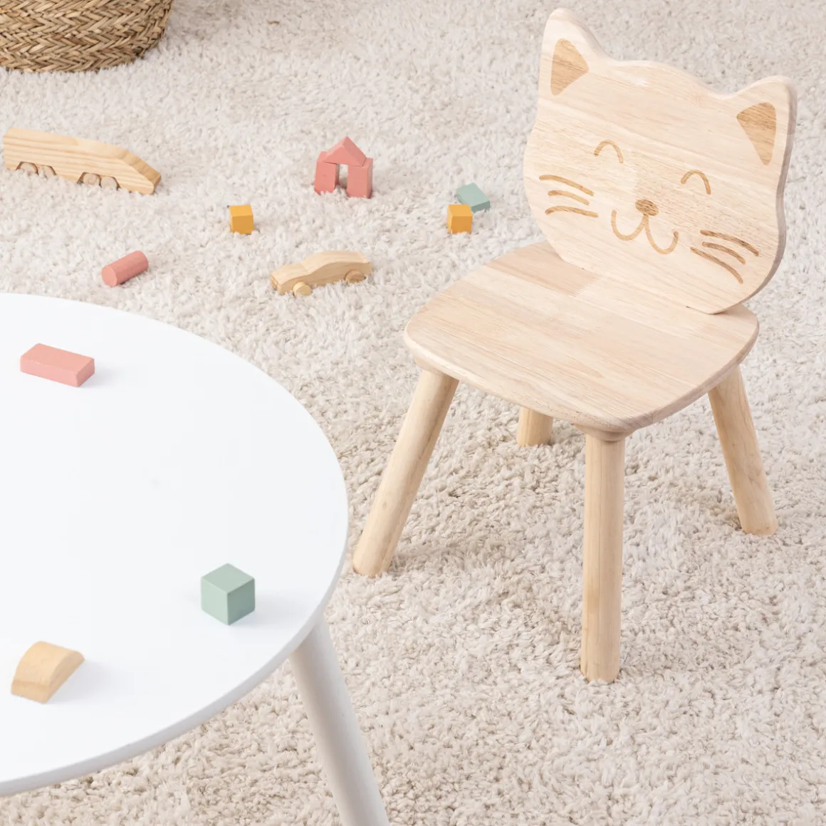 Chaise enfant chat "Pia"