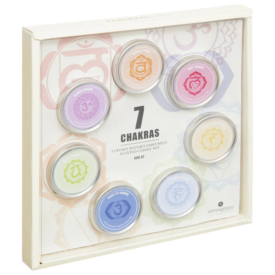 Coffret 7 bougies "Chakra"