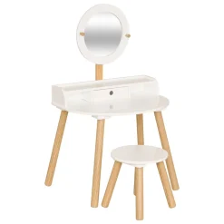 Coiffeuse et tabouret enfant "Bella"