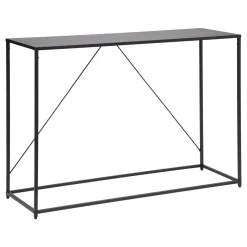 Console "Gota", métal, noir