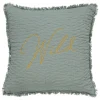 Coussin brodé "Wild"