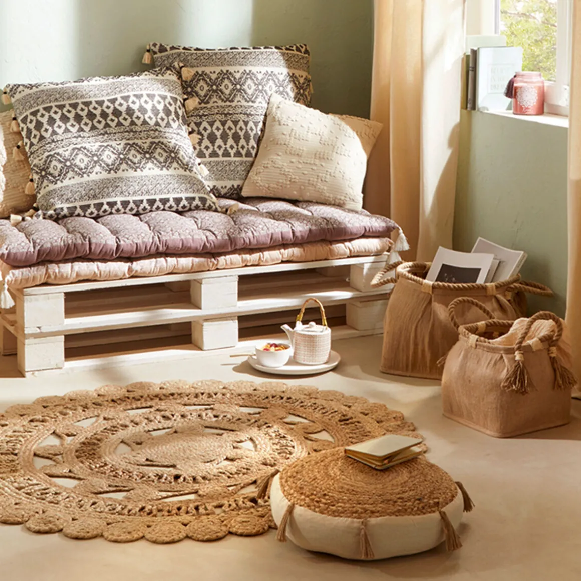 Coussin de sol "Rituality"