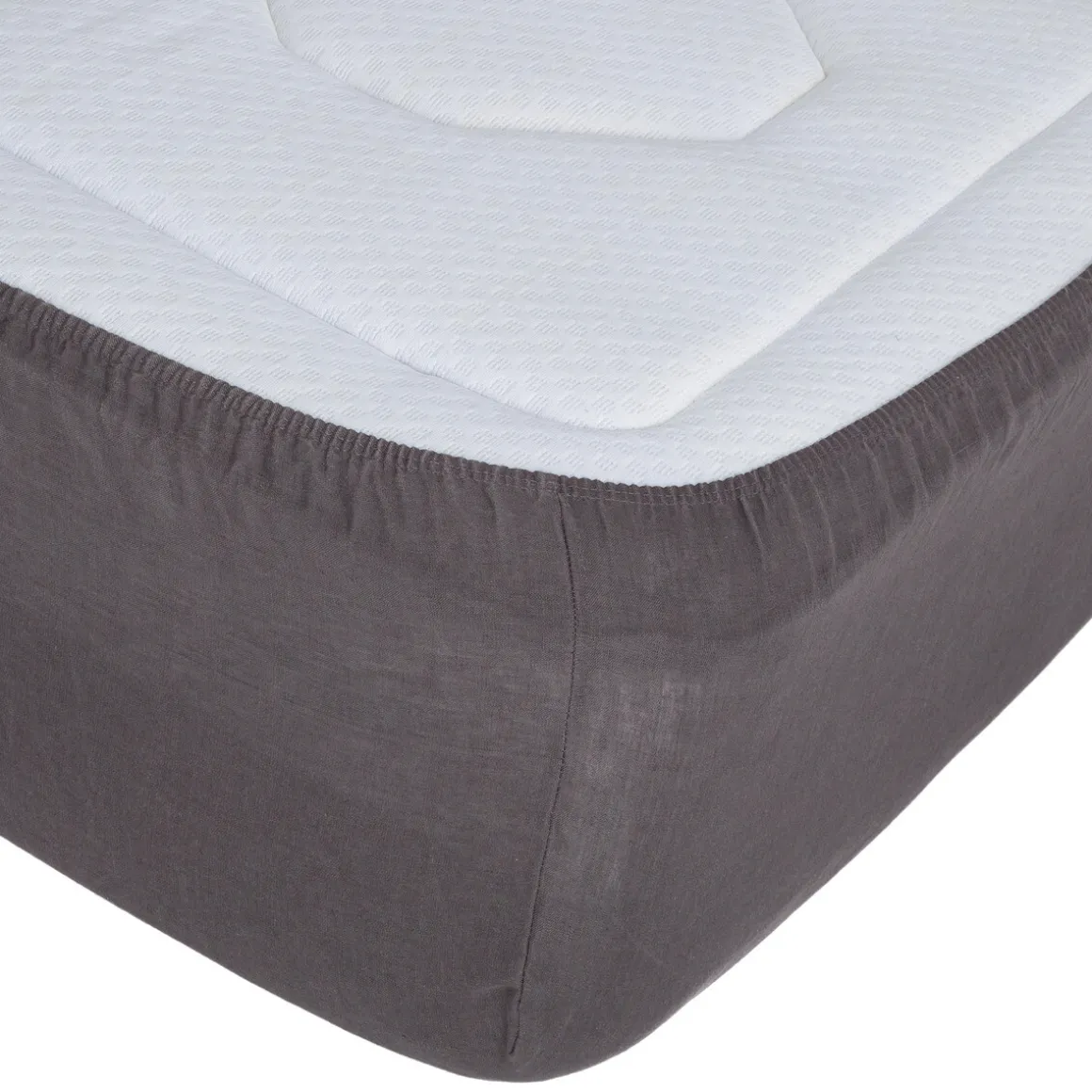 Drap-housse "Linah", lin lavé