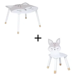 Ensemble table + chaise enfant "Renard"