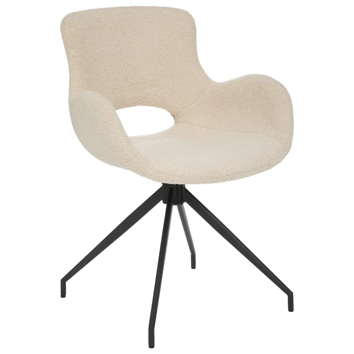 Ensemble table à manger "Sabor" + 4 fauteuils "Kale"