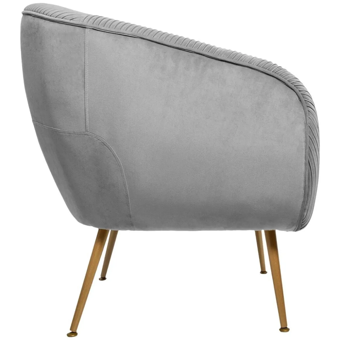 Fauteuil Gris "Solaro"