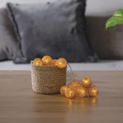 Guirlande LED 16 boules, pile