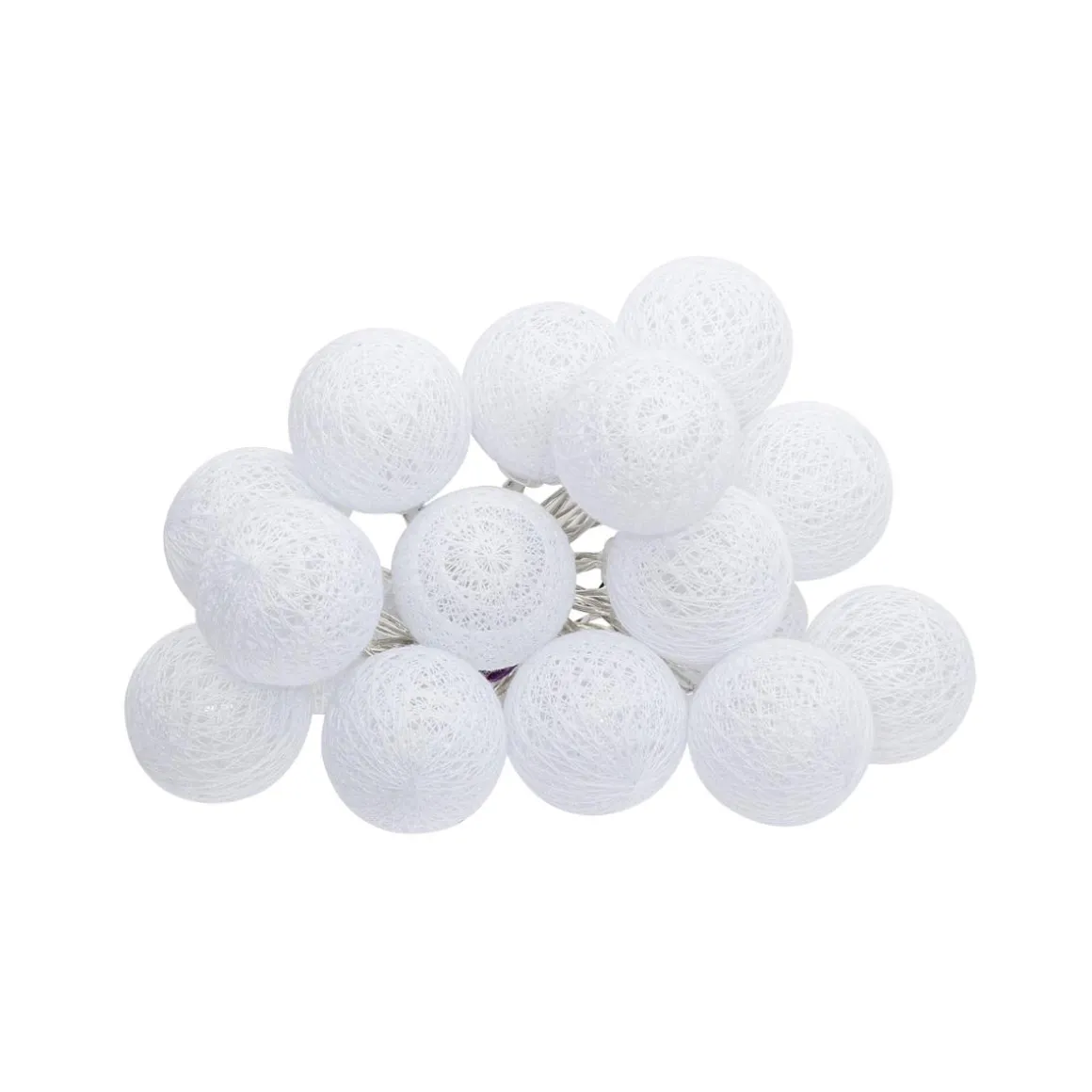 Guirlande LED 16 boules, pile