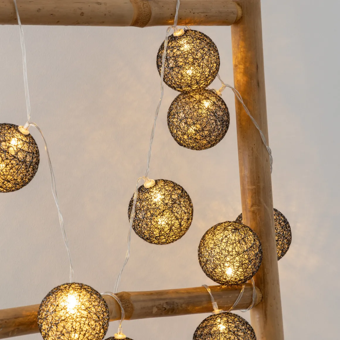 Guirlande LED 10 boules, pile