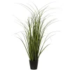 Herbe artificielle en pot