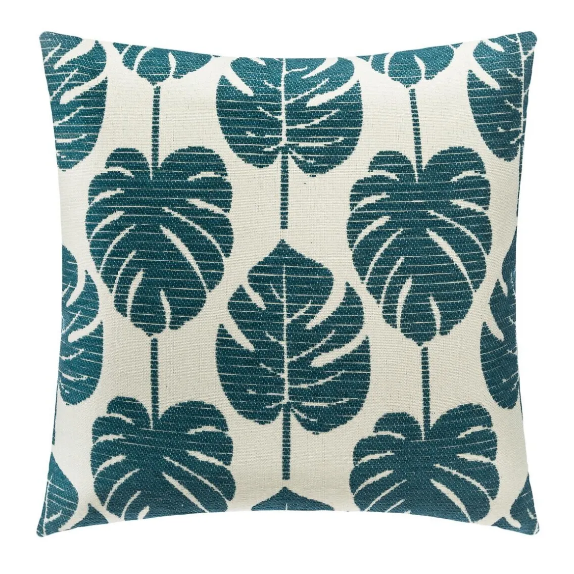 Housse de coussin "Feuilles"