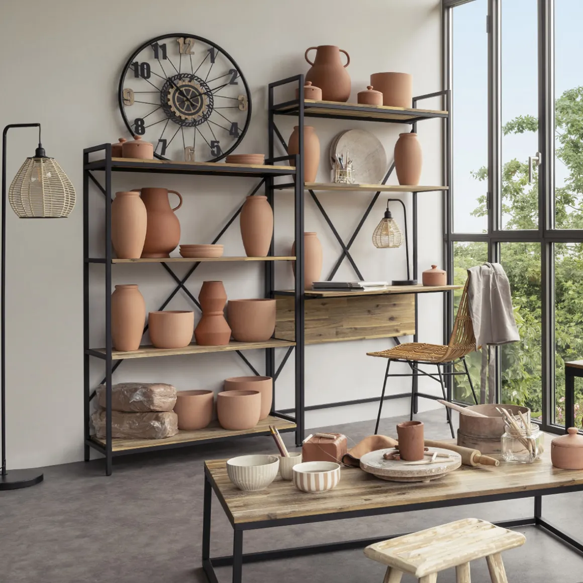 Lampadaire arc "Delia"