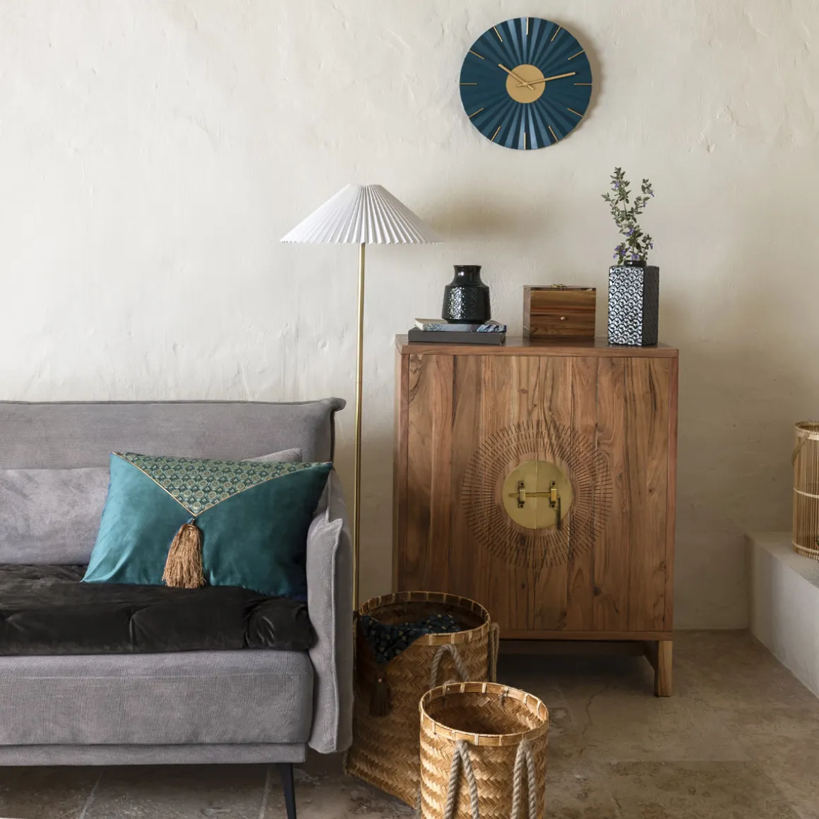 Lampadaire droit "Jiling"