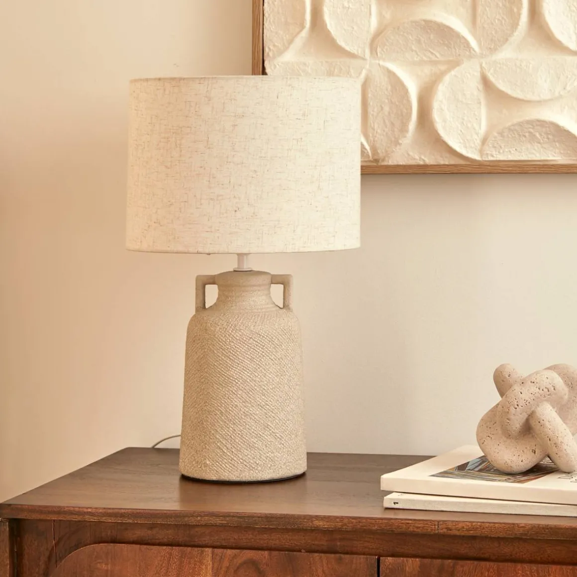 Lampe à poser champignon Secteur "Gibus"