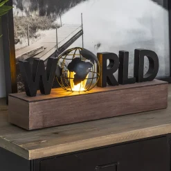 Lampe mot "World"