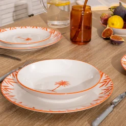 Lot de 6 assiettes creuses "Yucatan"