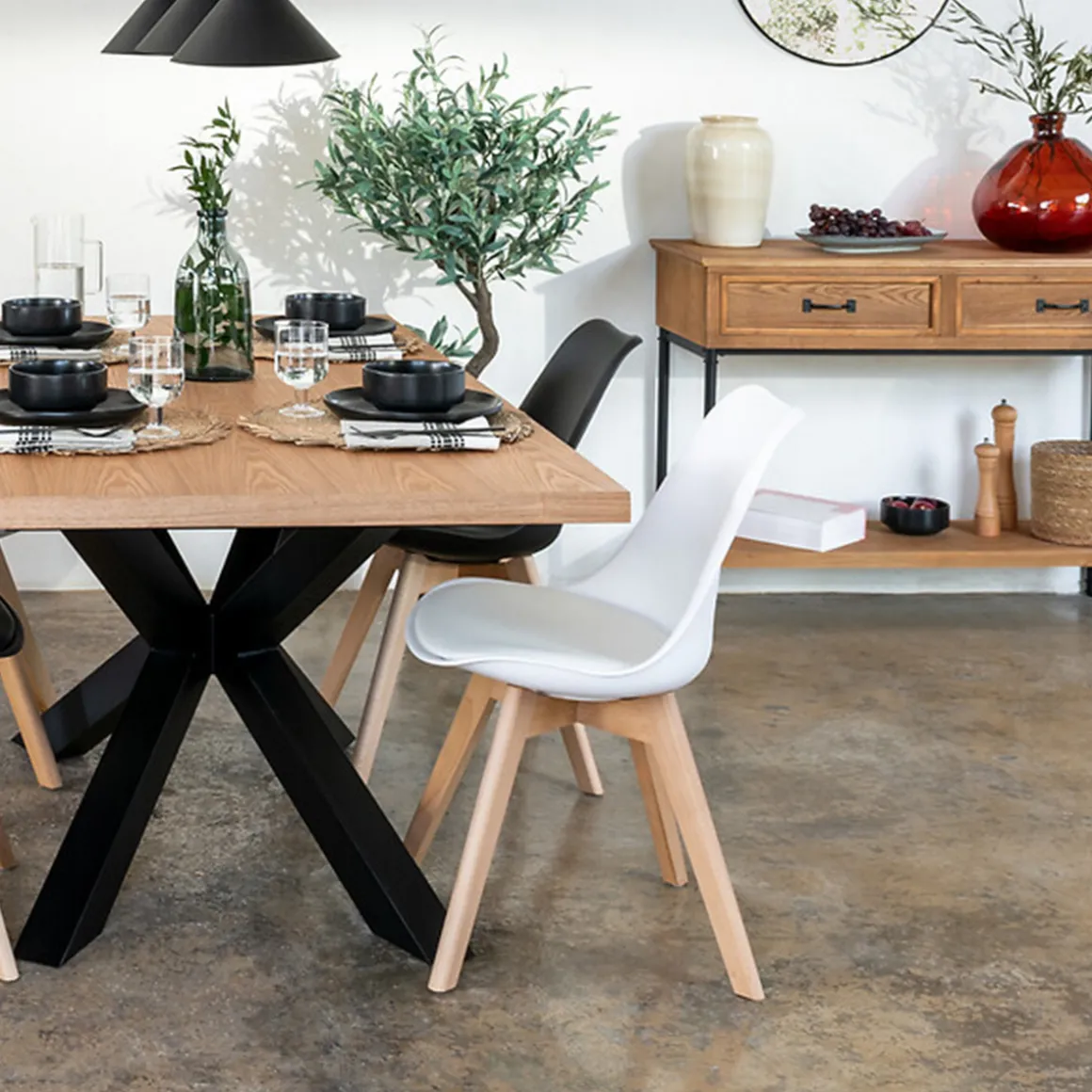 Lot de 6 chaises "Baya"