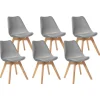 Lot de 6 chaises "Baya"