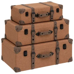 Lot de 3 malles "Be vintage"