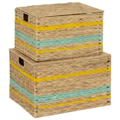 Lot de 2 malles "Gerda"