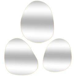 Lot de 3 miroirs organiques "Lida"