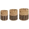 Lot de 3 paniers "Olive"