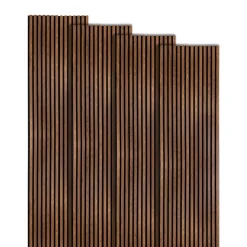 Lot de 4 panneaux décoratifs tasseaux bois Colva