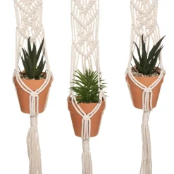 Lot de 3 plantes suspendues 