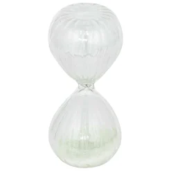 Lot de 3 sabliers avec support bois