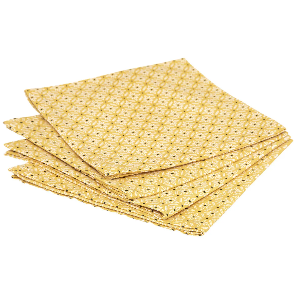 Lot de 4 serviettes de table "Paty"
