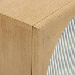 Meuble TV 2 portes 3 étagères 