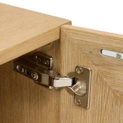 Meuble TV 2 portes 3 étagères 