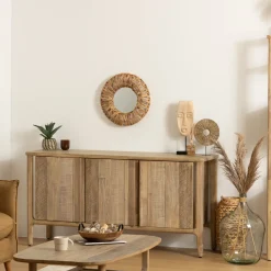 Miroir tressé "Beatriz"