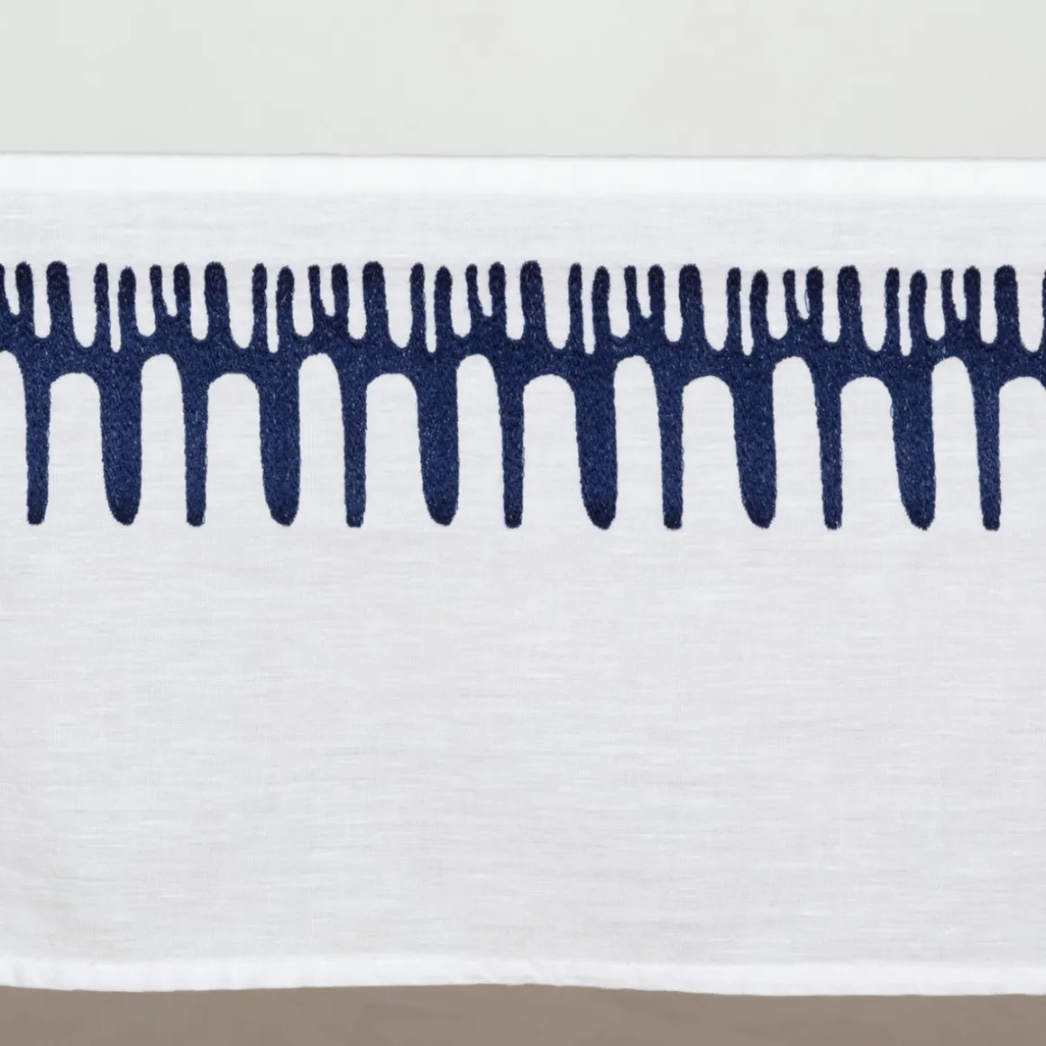 Nappe broderie "Lizandro", coton et lin