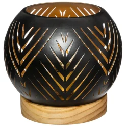 Photophore boule LED métal