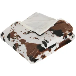 Plaid "3D Géo" fausse fourrure