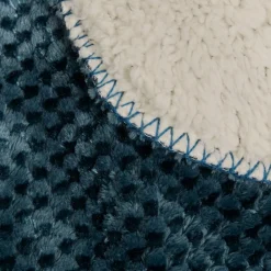 Plaid flanelle effet sherpa "Lyno"