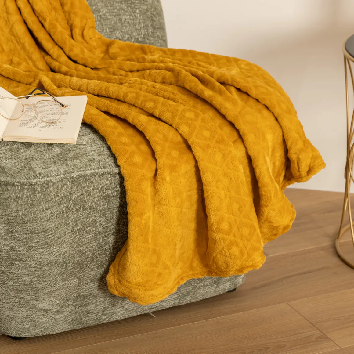 Plaid "Losange", flanelle