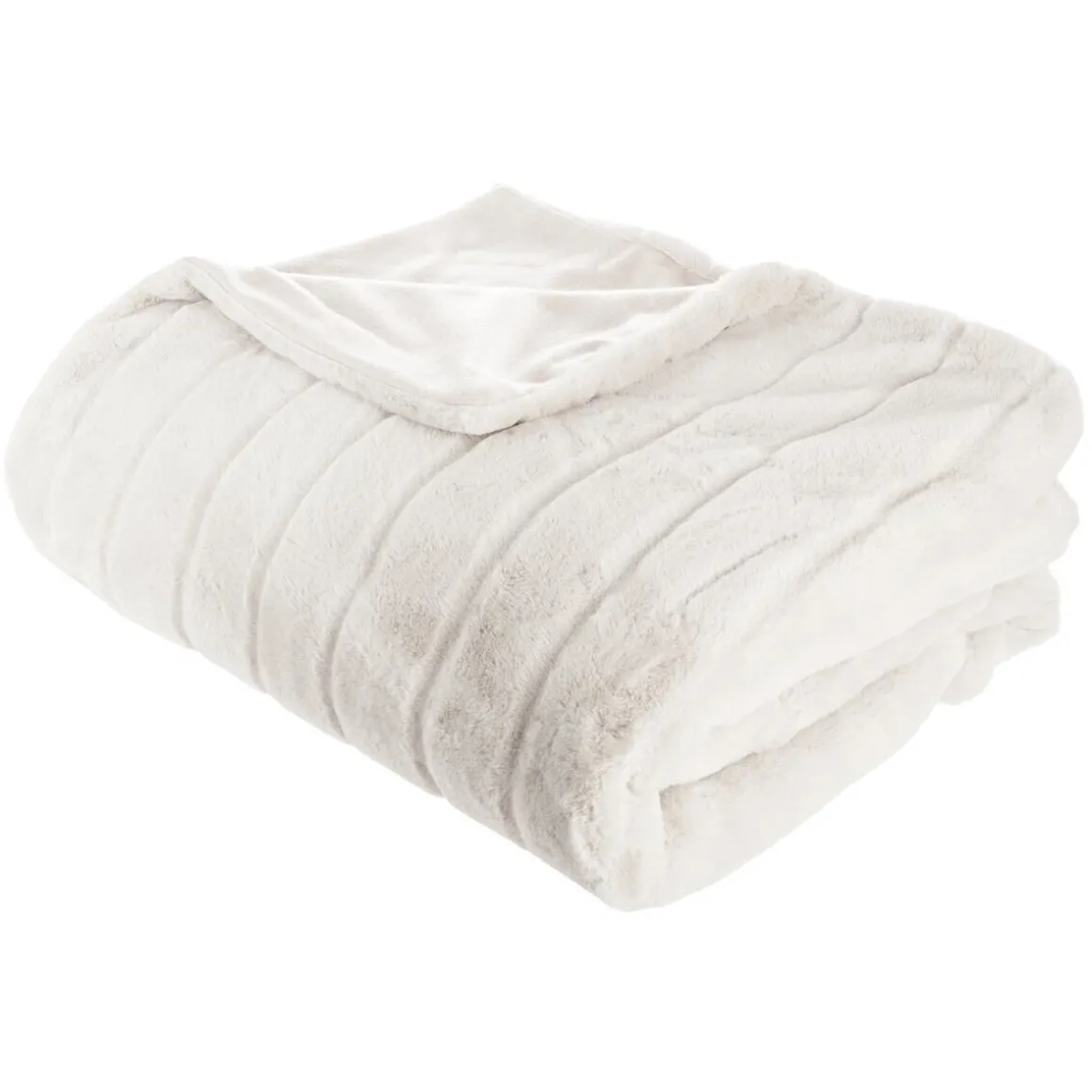 Plaid "Manoir" fausse fourrure