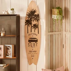 Planche "South", bois et métal