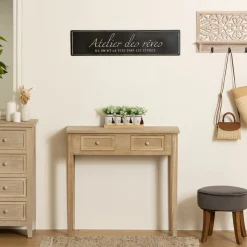 Plaque citation murale "Leandre"