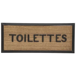 Plaque de porte bois 