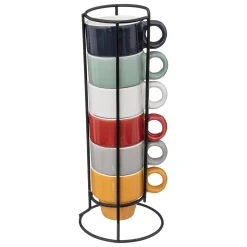 Rack 6 tasses "Colorama"