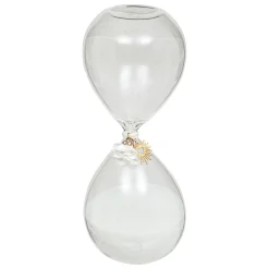 Sablier en verre "Floral"